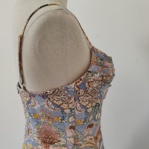 Zimmermann Rebellious style Tak mid-length floral print halter dress - Picture 6 of 11